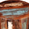 Hocker Altholz Zylinder Vintage - Image 5