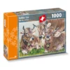 Puzzle Kuhles Trio, 1000 Teile – Bild 2
