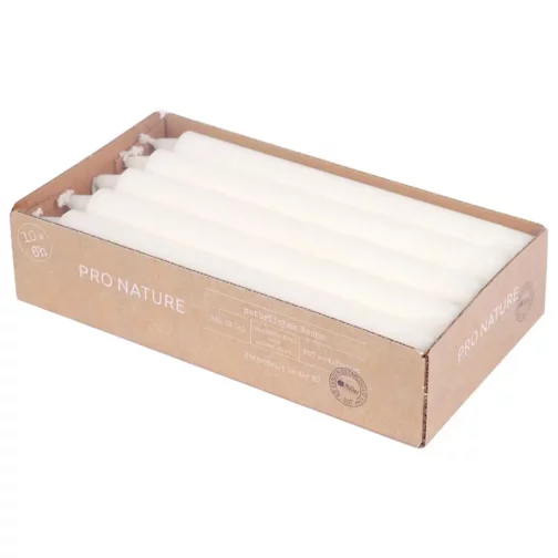 Pro Nature Stabkerzen weiss, 10 Stk. - Image 2