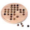 Holz Solitaire rund