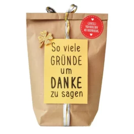 Wundertüte Danke sagen