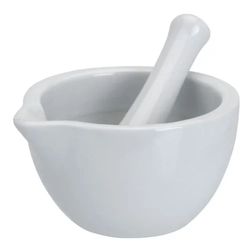 Mörser mit Stössel 10 cm, Porzellan - Image 2