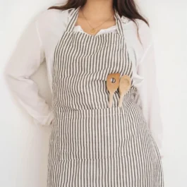 Esmée Kochschürze Louis Beige/Grau