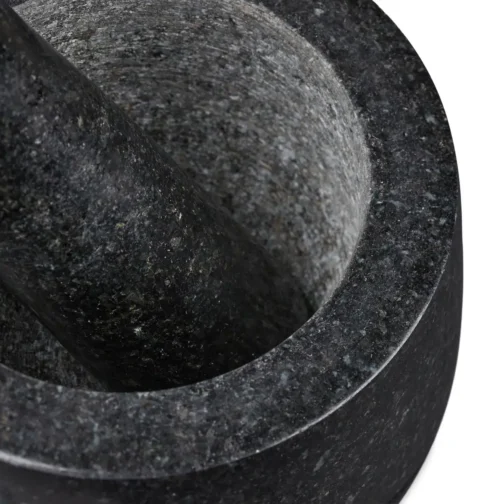 Mörser mit Stössel 12 cm, Granit - Image 5
