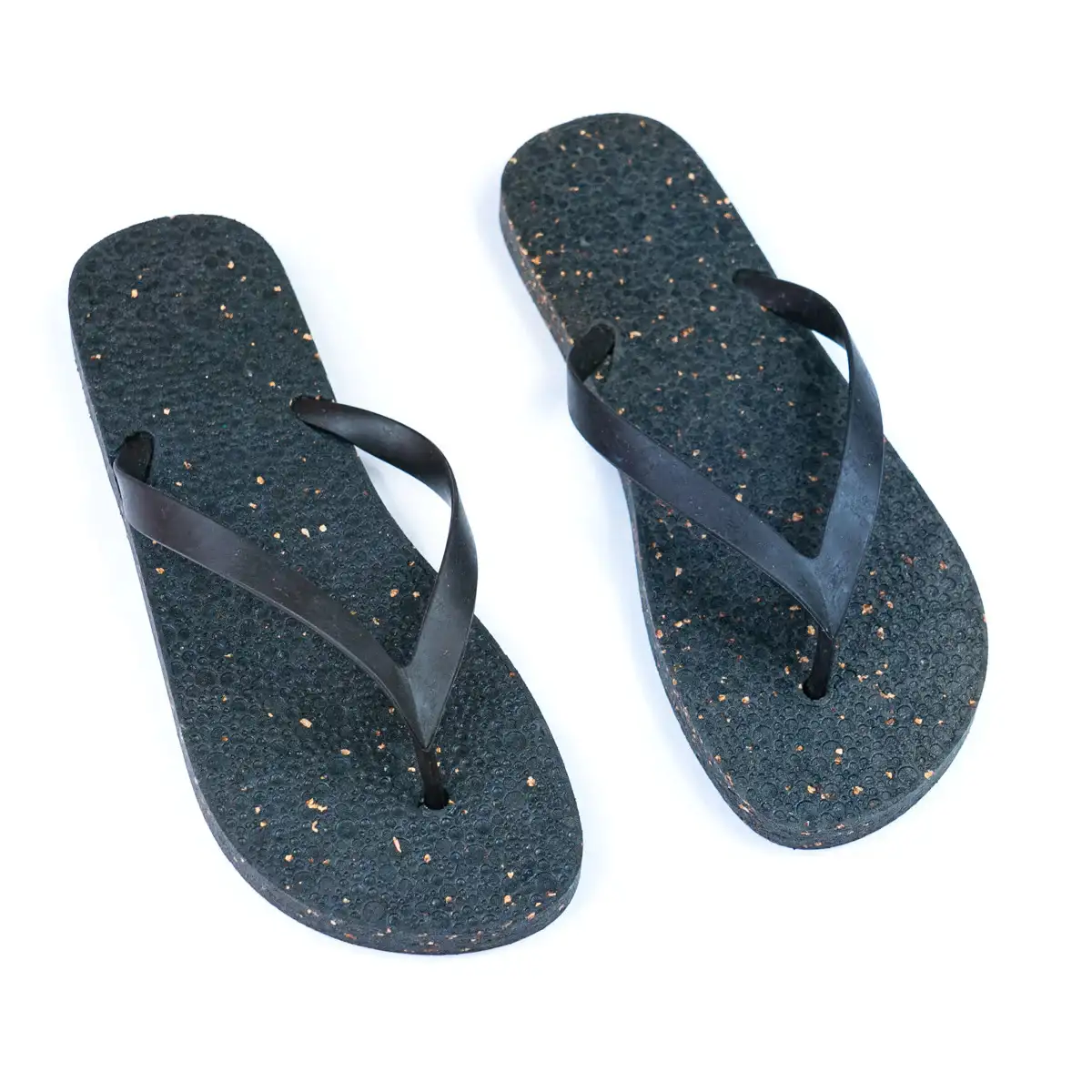 Nachhaltige Recycling Flip-Flops EU 41-44 Schwarz