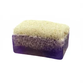 AYRA Seife mit Schwamm Lavendel