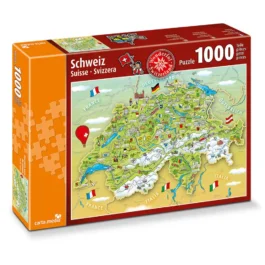 Puzzle Schweiz, 1000 Teile