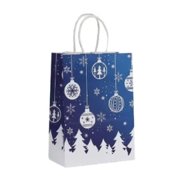 Geschenktüten Kugeln Kraftpapier, 6 Stk.
