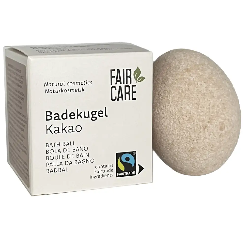 FAIR CARE Badekugel Kakao
