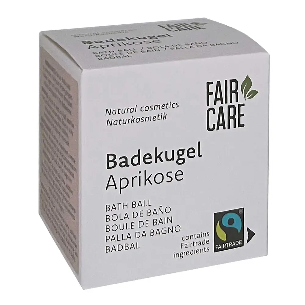 FAIR CARE Badekugel Aprikose – Bild 2