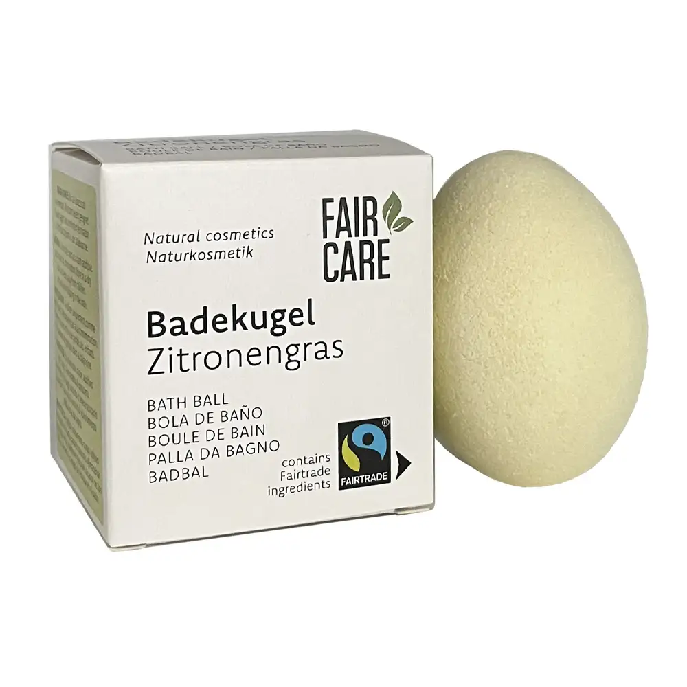FAIR CARE Badekugel Zitronengras