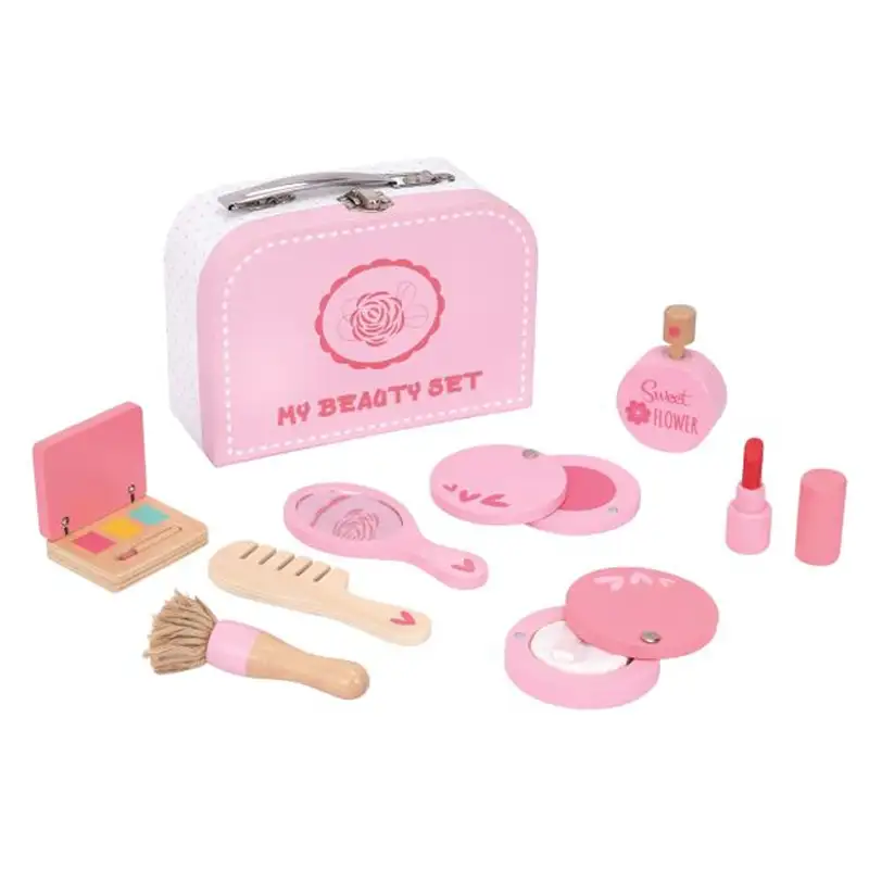 Spielba Kinder Schminkkoffer Holz