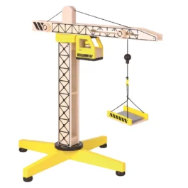 Spielba Kran aus 100% FSC Holz mit Figur
