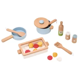 Spielba Pfannen und Essensbox mit Zubehör