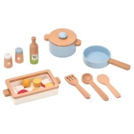 Spielba Pfannen und Essensbox mit Zubehör