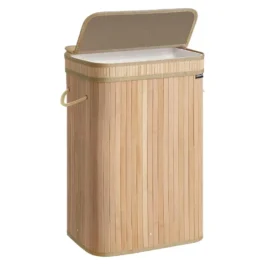Wäschekorb Bambus 72 Liter