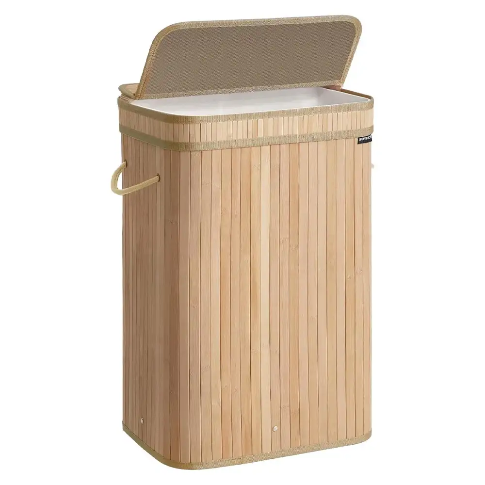 Wäschekorb Bambus 72 Liter