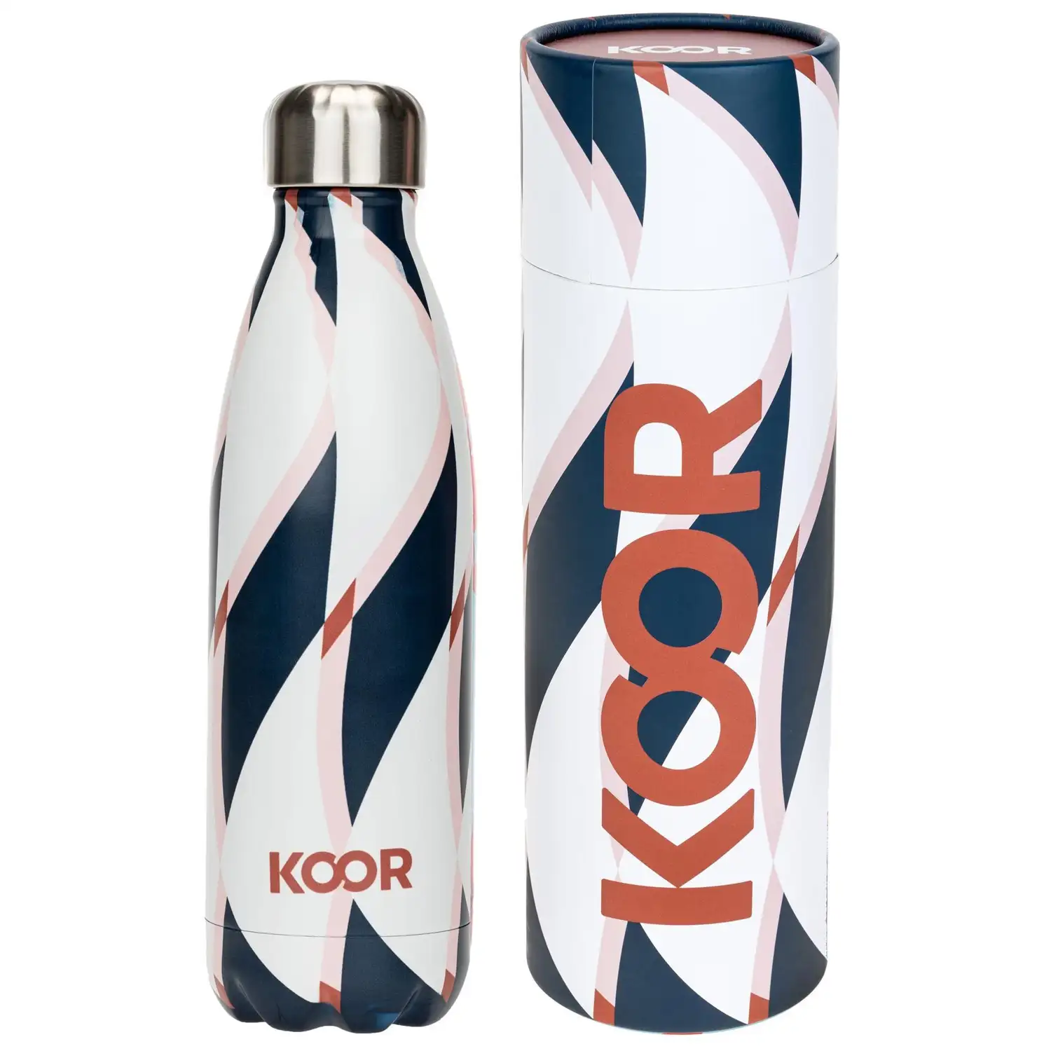 KOOR Edelstahl Thermosflasche, 500 ml Parallelo