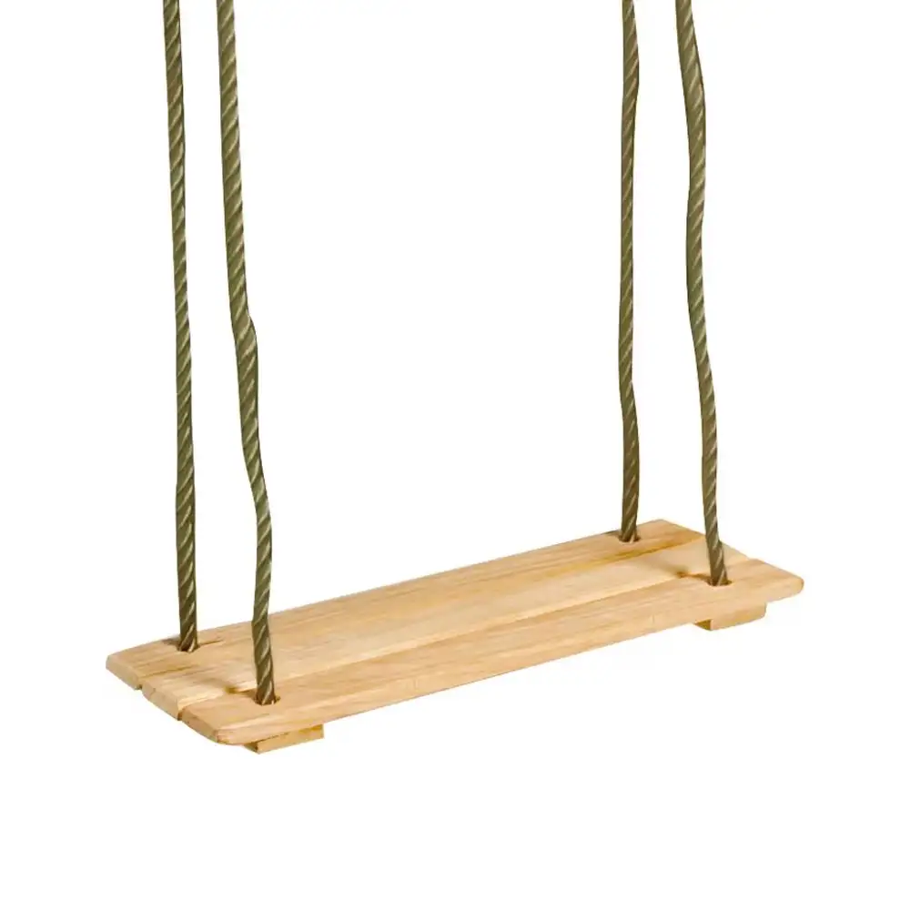 Höhenverstellbare Brettschaukel Holz – Bild 2