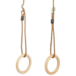 Höhenverstellbare Turnringe Holz