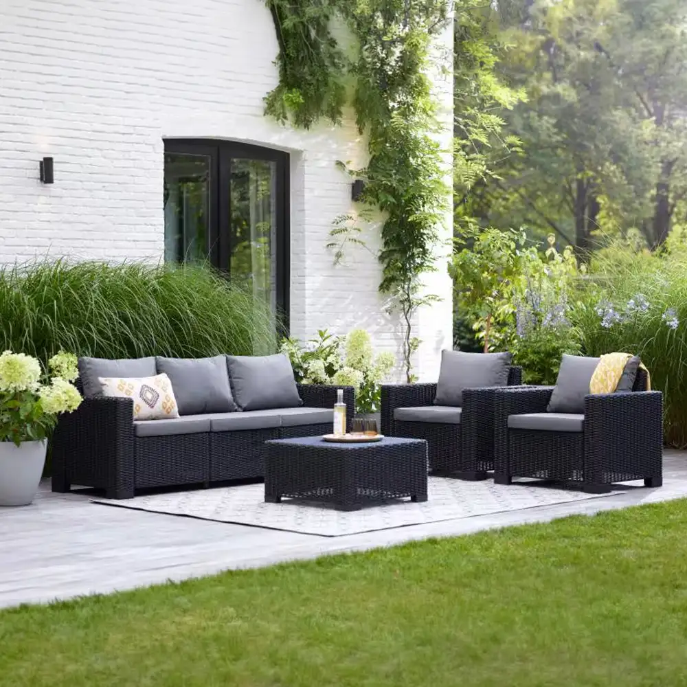 California 2er Sofa Graphit – Outdoor Loungesofa – Bild 2
