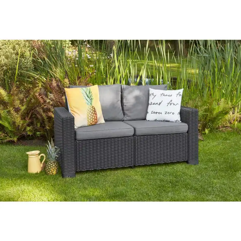 California 2er Sofa Graphit – Outdoor Loungesofa – Bild 3